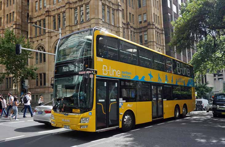Sydney Buses MAN ND323F Gemilang Eco doubledecker B-Line 2856